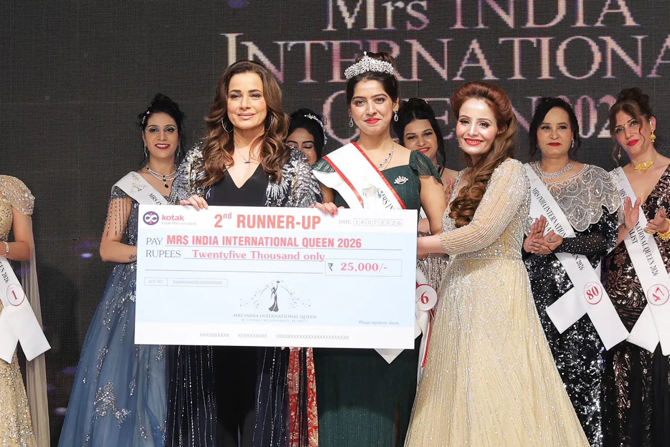 crowning MOMENTS 2026 - Mrs India International Queen