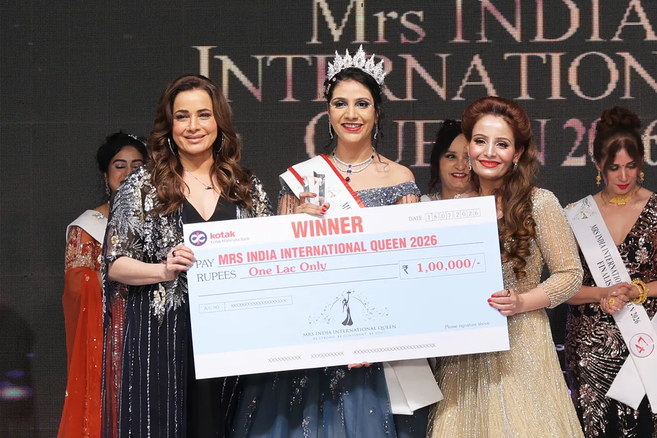 crowning MOMENTS 2026 - Mrs India International Queen