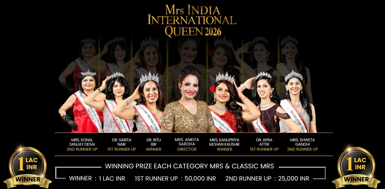 MRS INDIA INTERNATIONAL QUEEN WINNING PRIZE