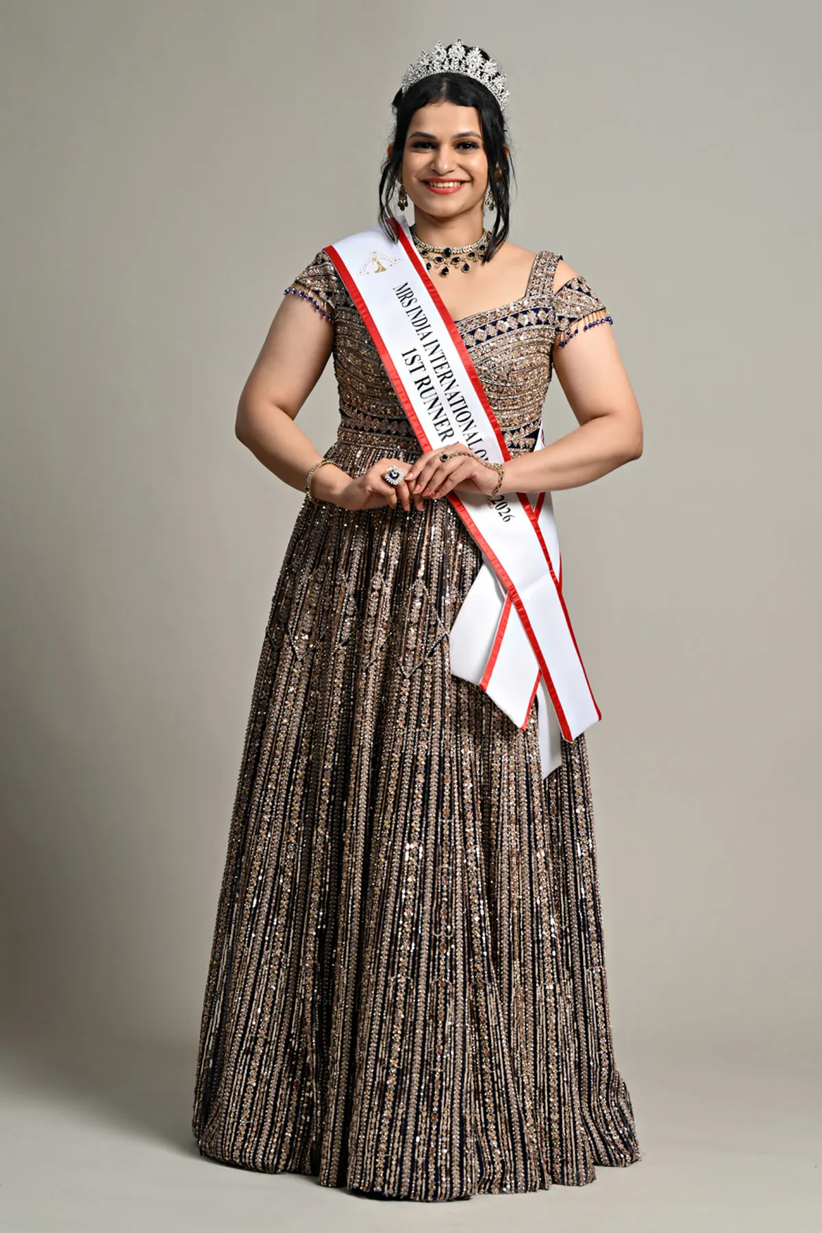 MRS. MONISHA SREEKANTH - MRS INDIA INTERNATIONAL QUEEN 2026 1ST RUNNER UP 