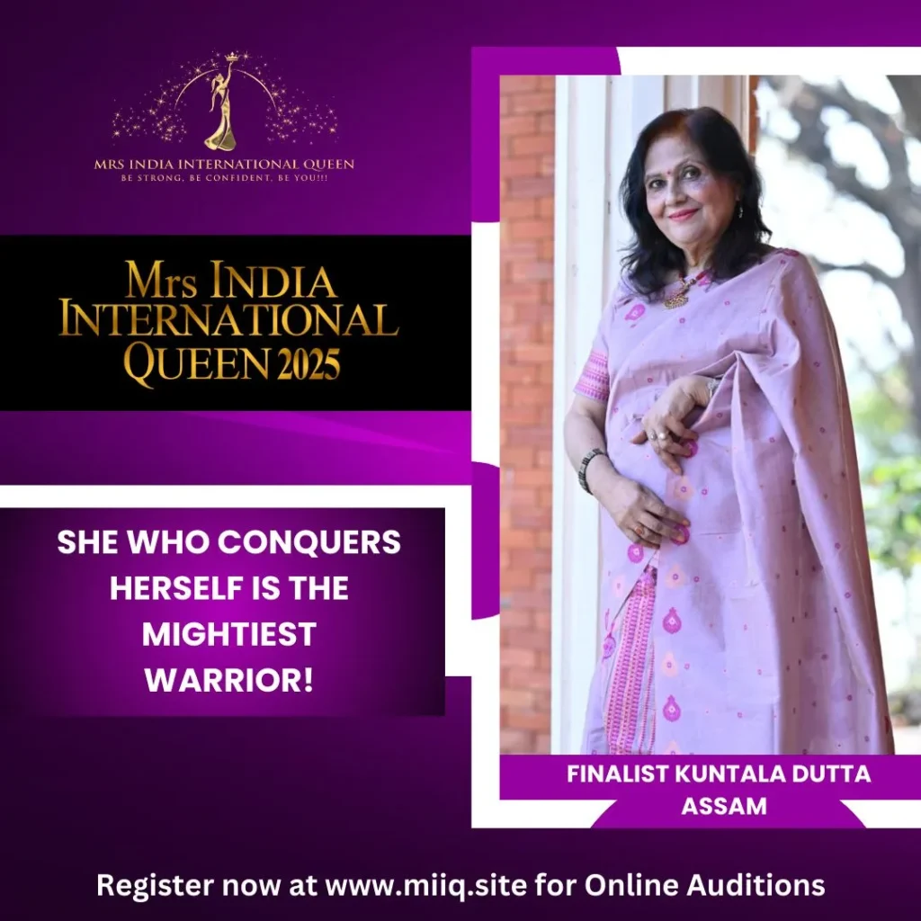 Ms. Kuntala Dutta - finalist of Mrs India International Queen 2025