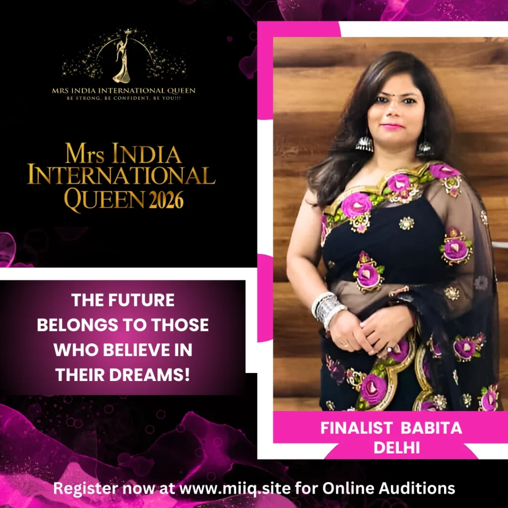 Mrs. Babita - finalist of Mrs India International Queen 2026