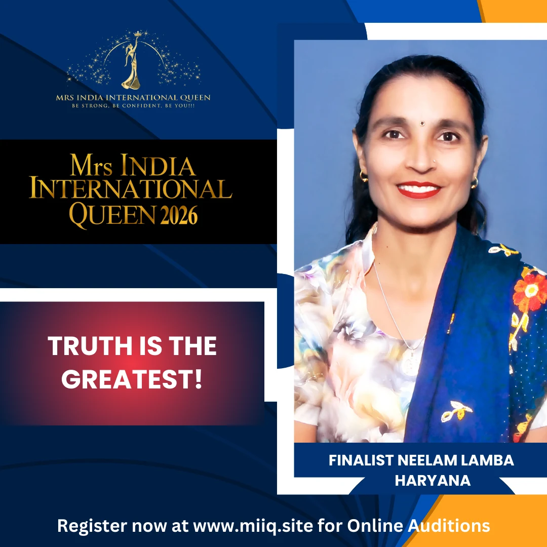 Mrs. Neelam Lamba - finalist of Mrs India International Queen 2026