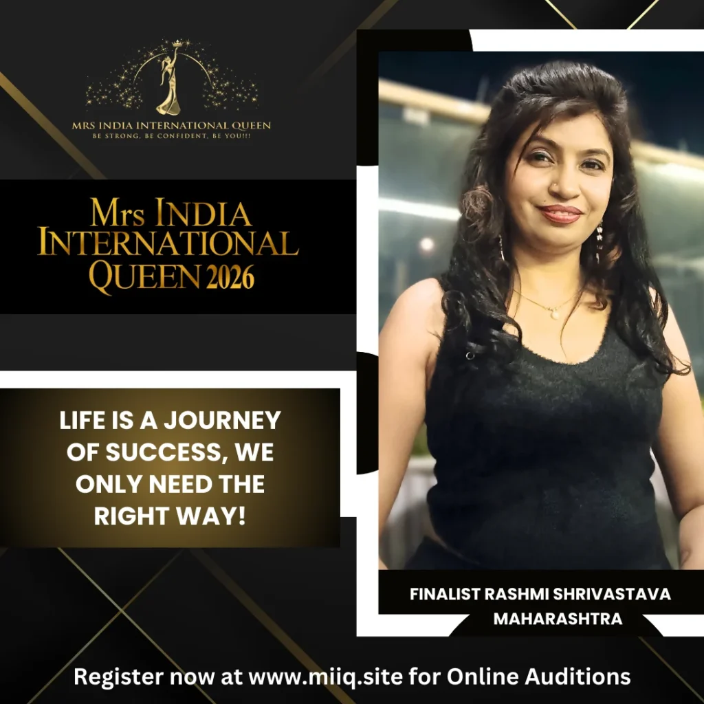 Mrs. Rashmi Shrivastava - finalist of Mrs India International Queen 2026
