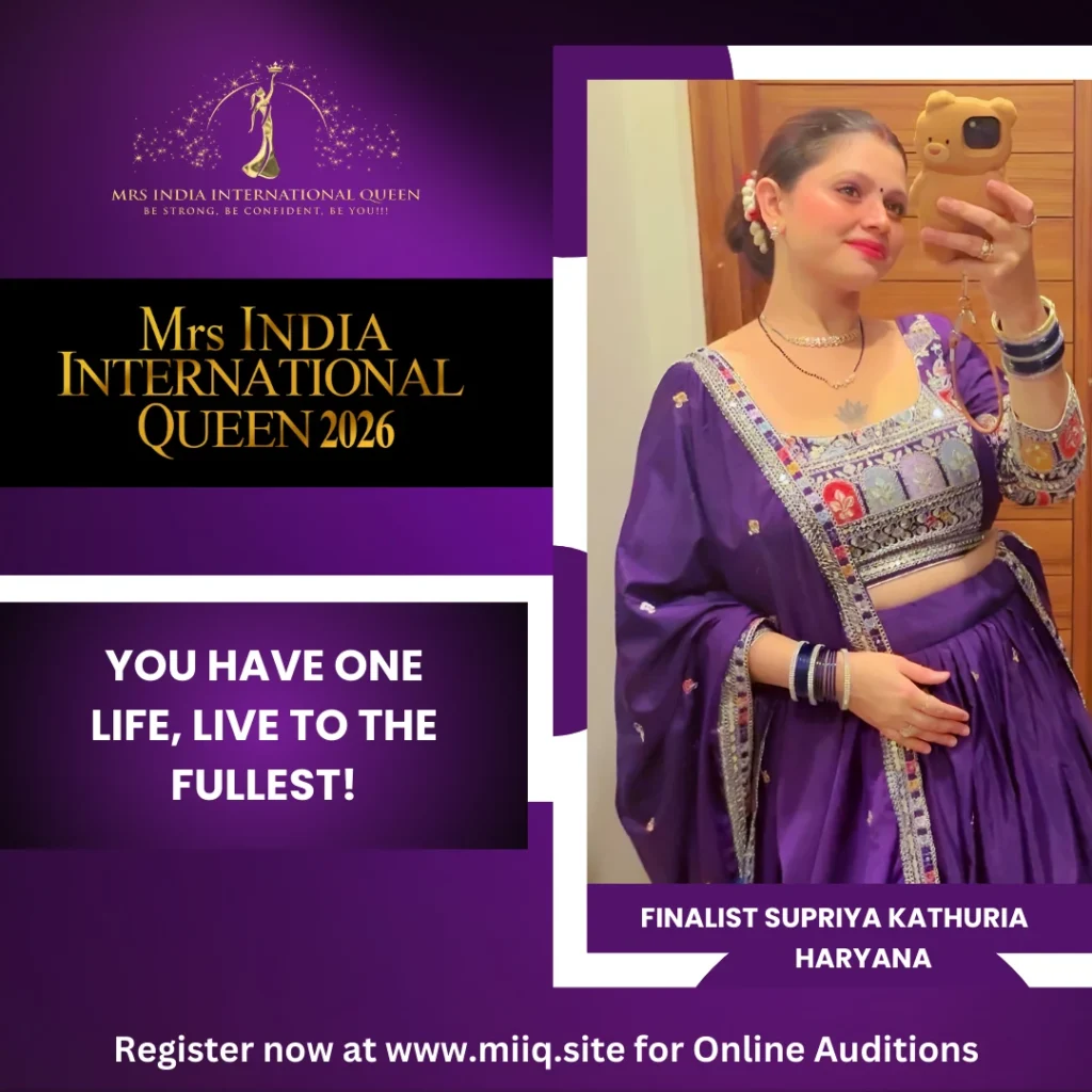 Mrs. Supriya Kathuria - finalist of Mrs India International Queen 2026