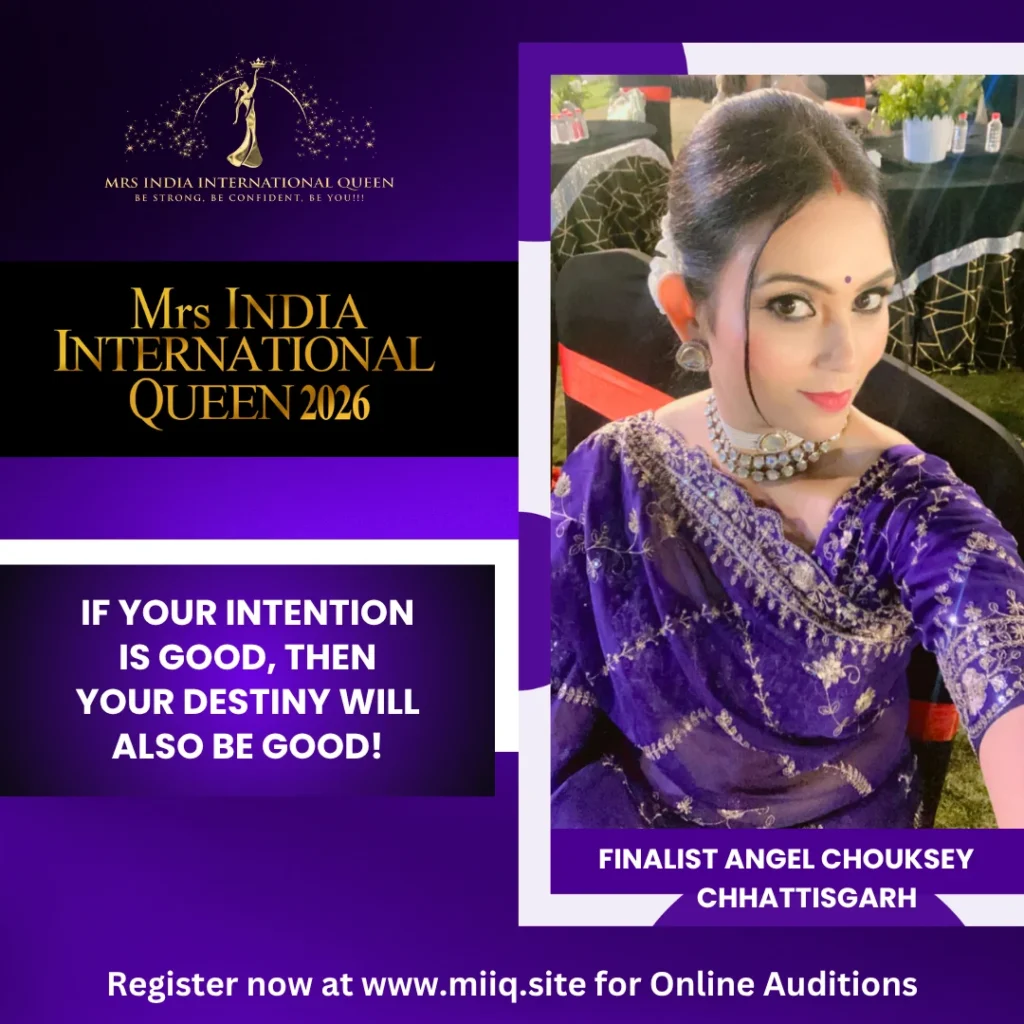 MRS INDIA INTERNATIONAL QUEEN FINALIST Mrs. Angel Chouksey