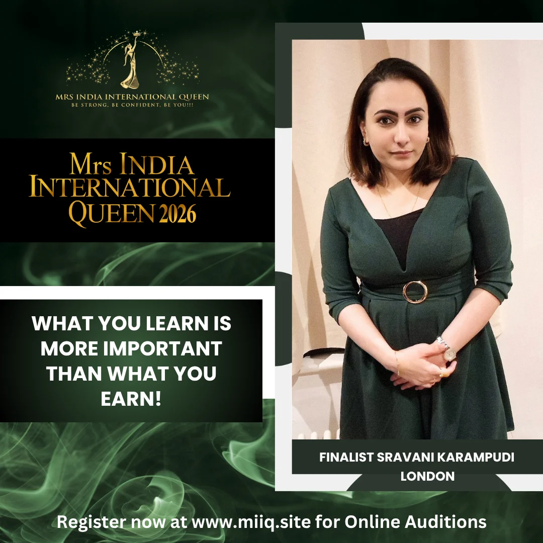 MRS INDIA INTERNATIONAL QUEEN FINALIST Mrs. Sravani Karampudi