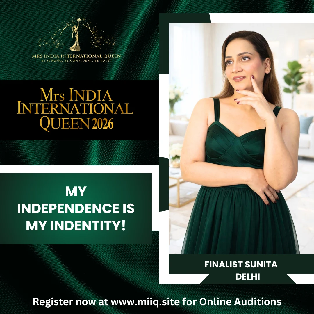 MRS INDIA INTERNATIONAL QUEEN FINALIST Mrs. Sunita