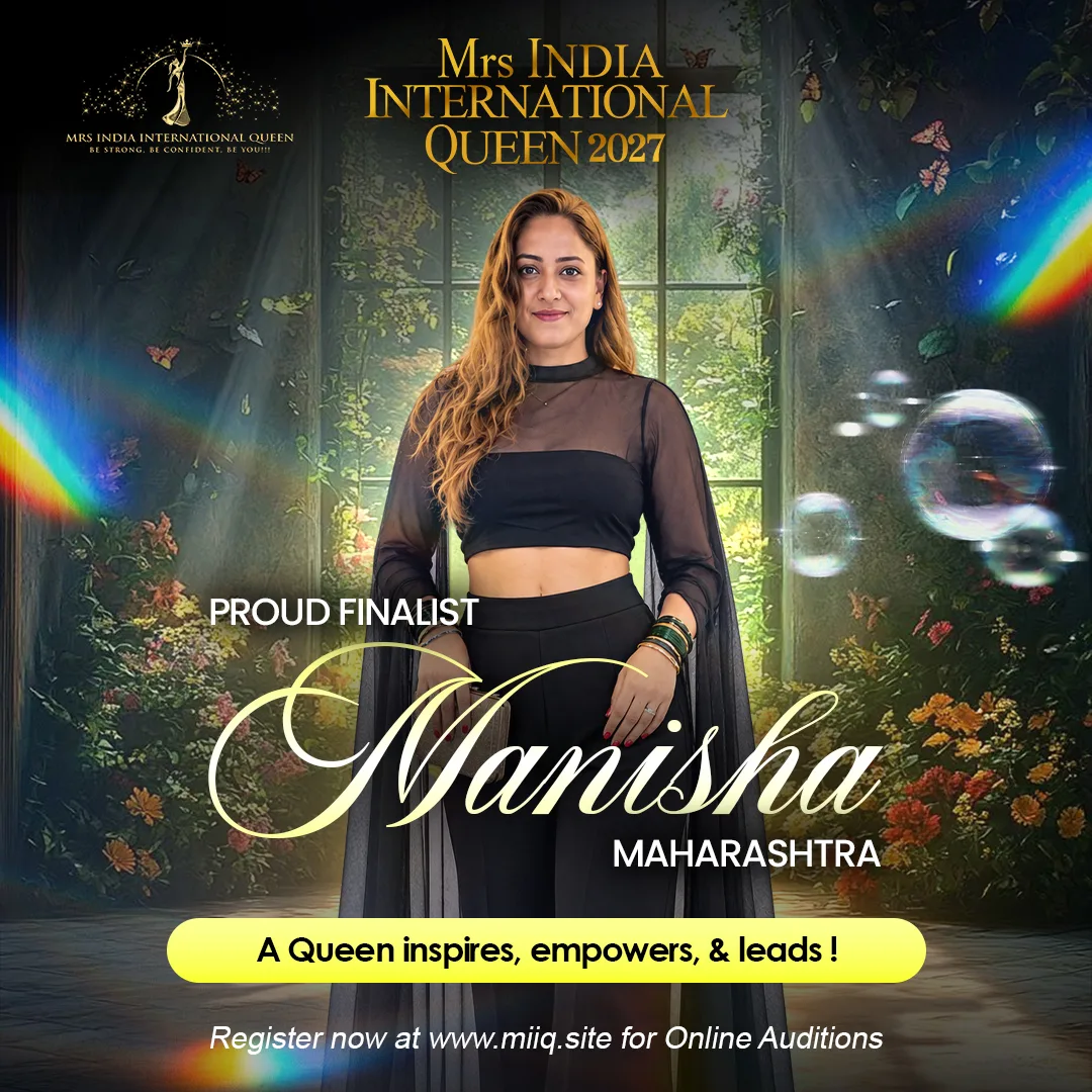 Mrs. Manisha Ravinder Jha - finalist of Mrs India International Queen 2027