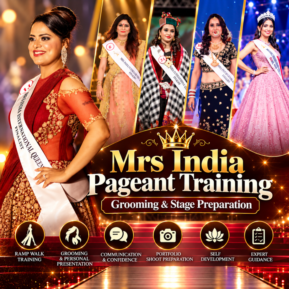 Mrs India Pageant Training and Grooming